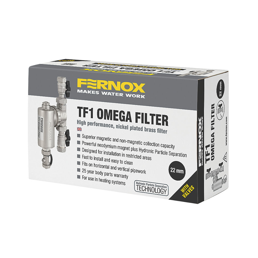 Fernox TF1 System Filter 22mm 62249 Kent Plumbing Supplies